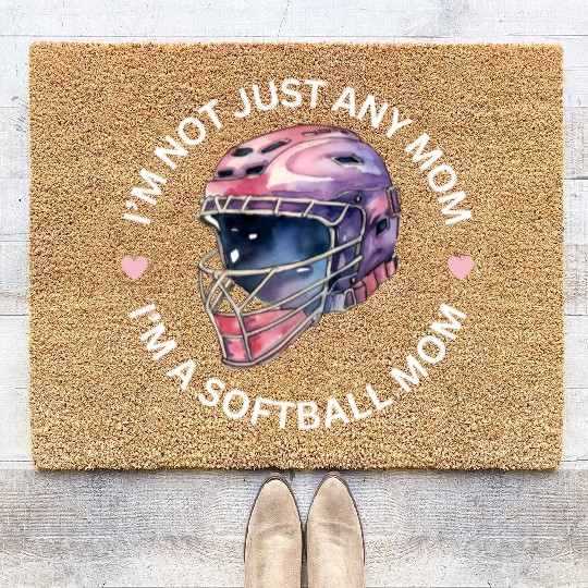 Softball Mom | Softball Mama | Game Day Coir Doormats