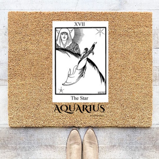 AQUARIUS 1080 x 1350 px Coir Doormats