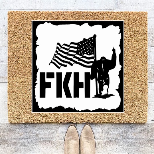 Bigfoot FKH Flag LIKE US ON FACEBOOK # Coir Doormats