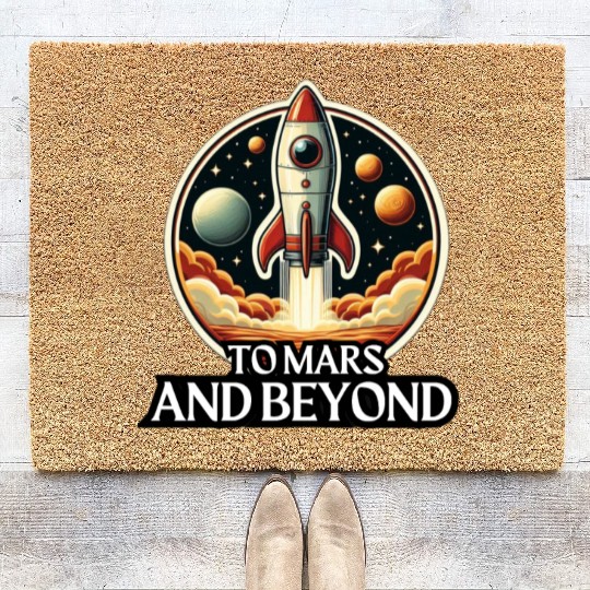 To Mars and Beyond Coir Doormats