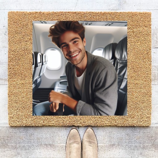 Boy Flying Solo Coir Doormats