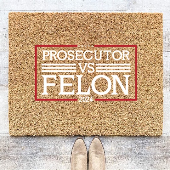 Kamala Harris 2024 for President Vote Tim Walz Coir Doormats