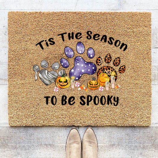 Tis the season to be spooky Coir Doormats
