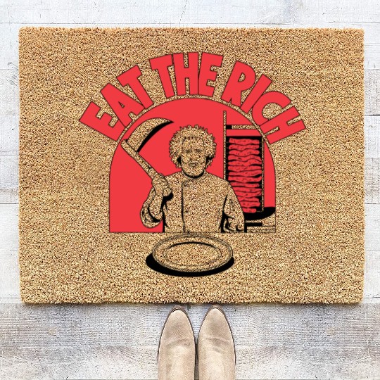 Eat The Rich Doner Döner Kebab Coir Doormats