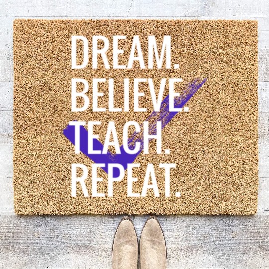 Physics, Biology, Chemistry or Science Math Coir Doormats