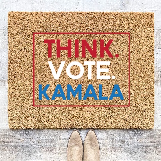 Kamala Harris 2024 for President Vote Tim Walz Coir Doormats