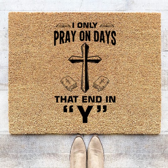 Bible Christ Christian Faith Religious Church Coir Doormats