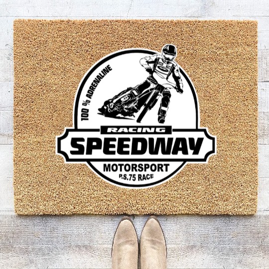 Motorcycle Speedway Racing Coir Doormats