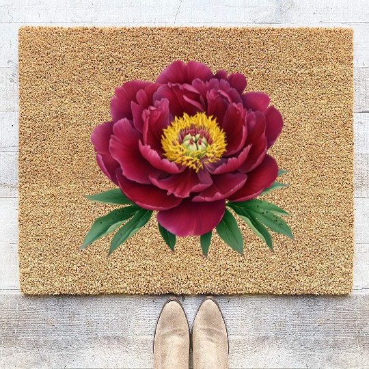 Lonely Flower Coir Doormats