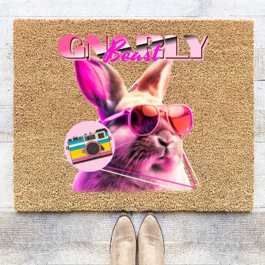 Hilarious "Gnarly Beast" – Cheers to Comedy Coir Doormats