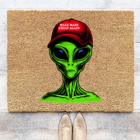 Make Mars Great Again Coir Doormats
