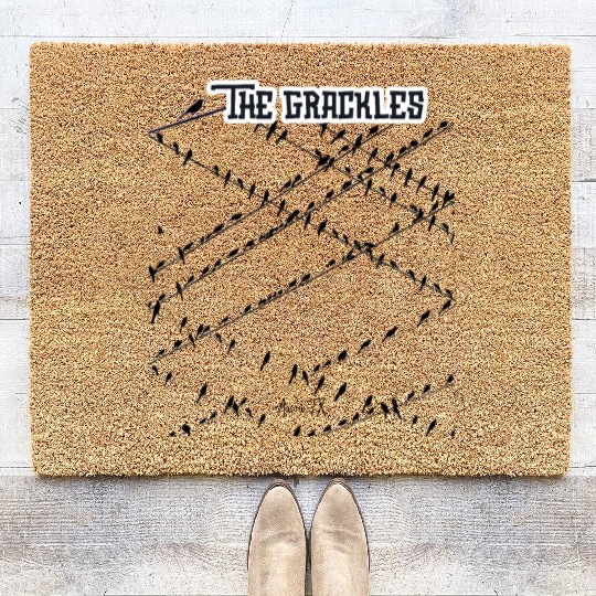 The Grackles : Austin, Texas Coir Doormats