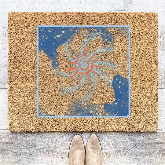 galaxy sun Coir Doormats