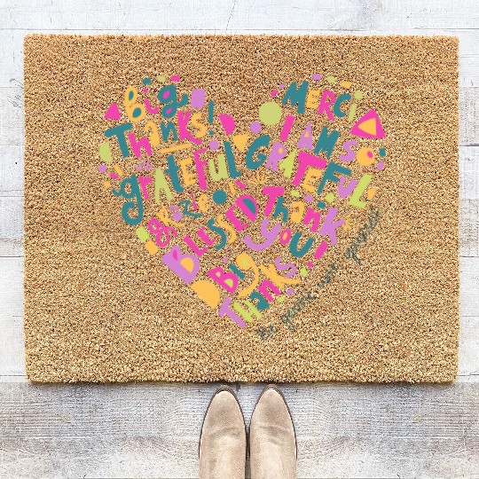 pink Coir Doormats