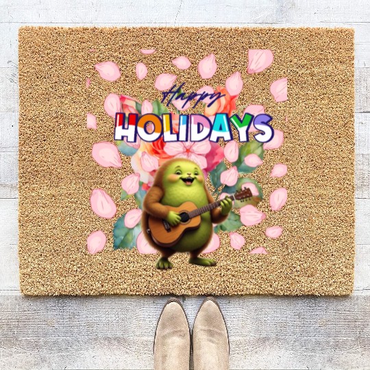 Happy holidays Coir Doormats