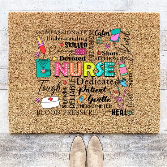 Love NURSE Coir Doormats