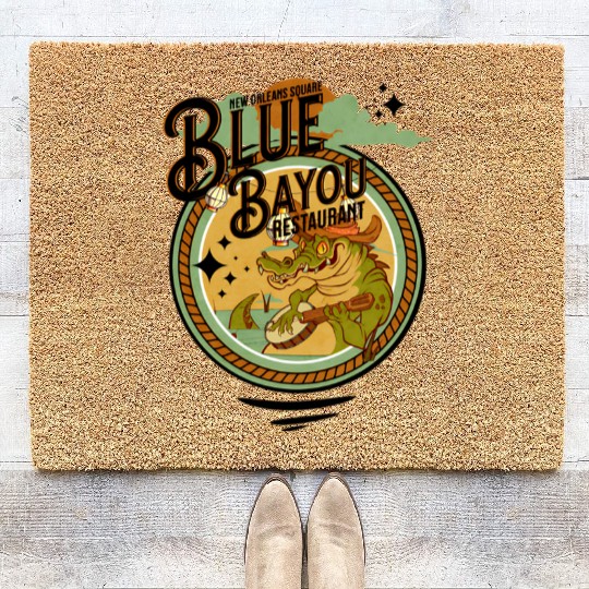 Blue Bayou Restaurant New Orleans Coir Doormats