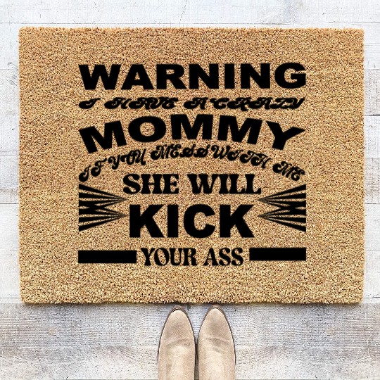 Hilarious Typography Designs That Tickle the Eye Coir Doormats