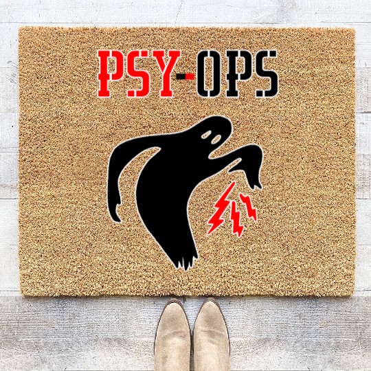 Psy-ops Secret Military Group US Armed Forces Coir Doormats