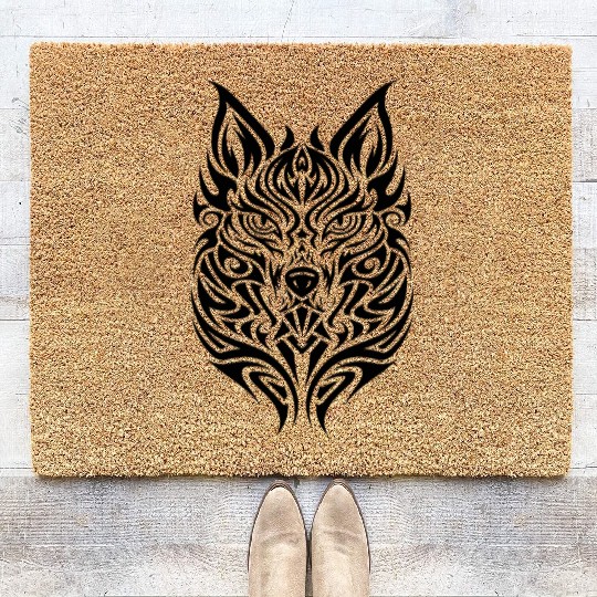 Dog Pet T Tattoo Coir Doormats