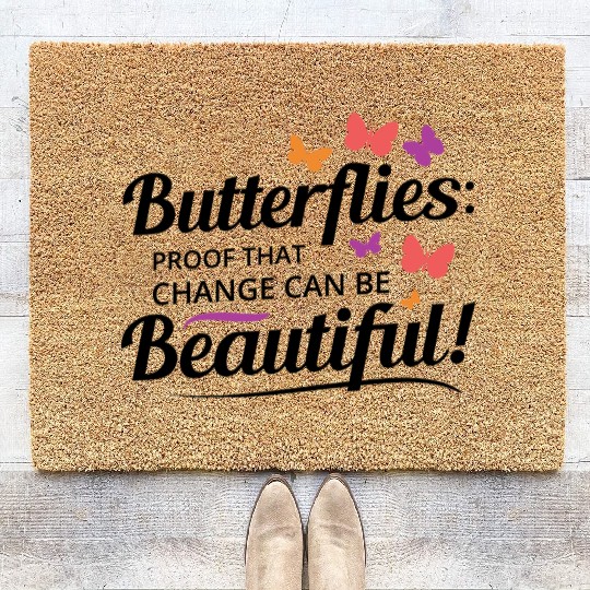 Butterfly Butterflies Insect Collector Entomology Coir Doormats