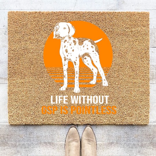 GSP Mom Dog Lovers German Shorthaired Pointer Dog Coir Doormats
