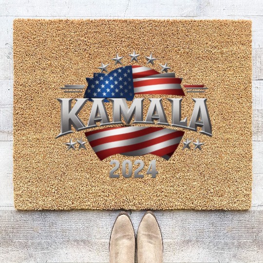 Kamala Harris 2024 For President Join the Campaign Coir Doormats