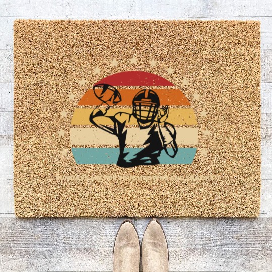 Sundays Are for Touchdowns and Snacks Coir Doormats