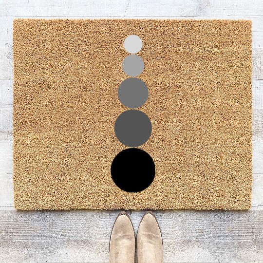 circle Coir Doormats