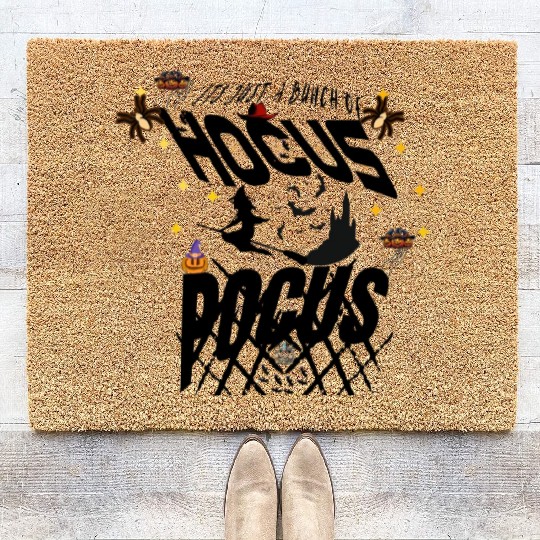 Hocus Pocus Halloween Coir Doormats for Women Fall Coir Doormats Sh