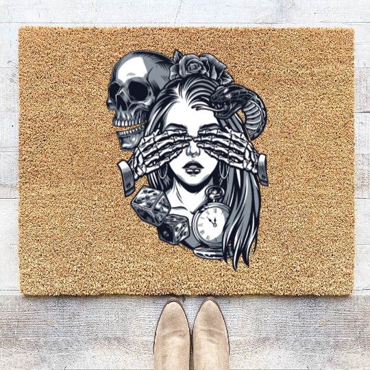 Chicano Street Art Coir Doormats