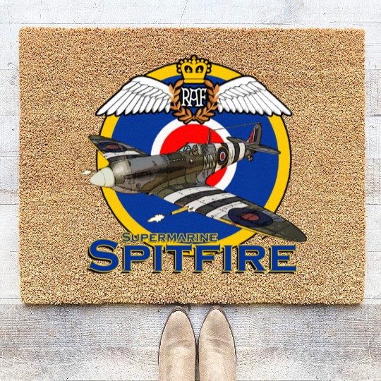 Supermarine Spitfire Coir Doormats