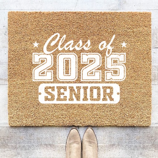 Class of 2025 Senior Graduation Back To School Coir Doormats