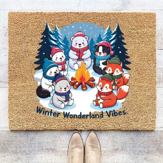 Winter wonderland vibes Coir Doormats