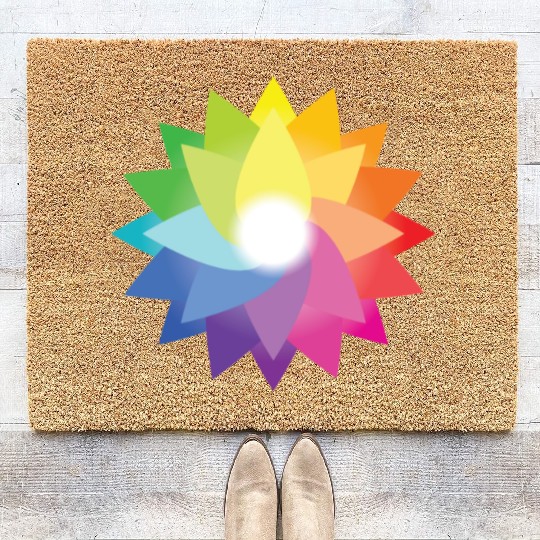 Colors Art Color Wheel Artist Creative Coir Doormats