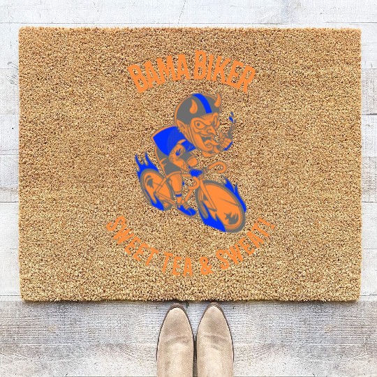 Bama Biker: Sweet Tea & Sweat! Albm Cycling Coir Doormats