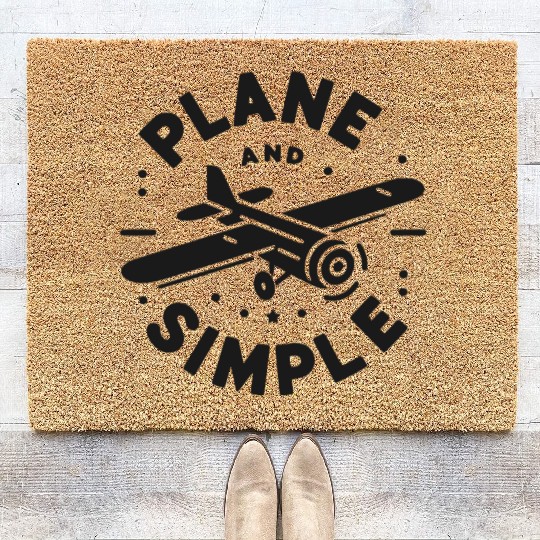 Plane and Simple Coir Doormats