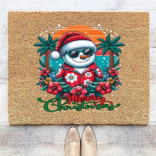 christmas Coir Doormats