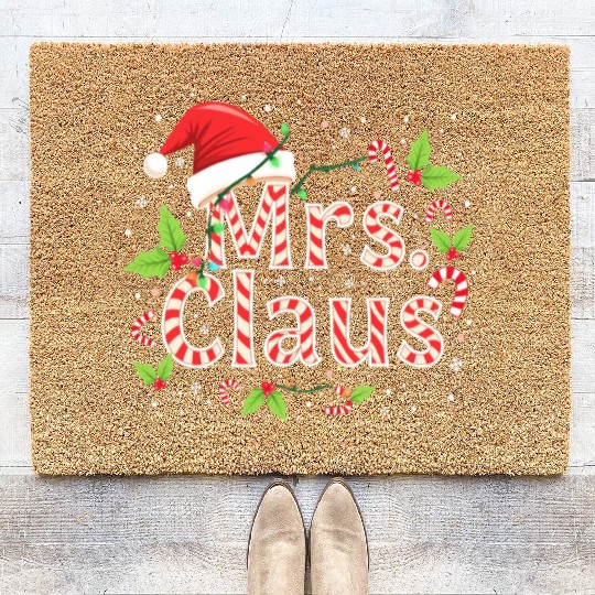MRS CLAUS Coir Doormats