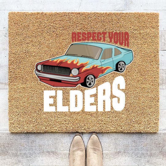 Funny Car Guy 2 Coir Doormats