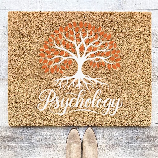 Tree of Life Mental Health Art | Psychology Symbol Coir Doormats
