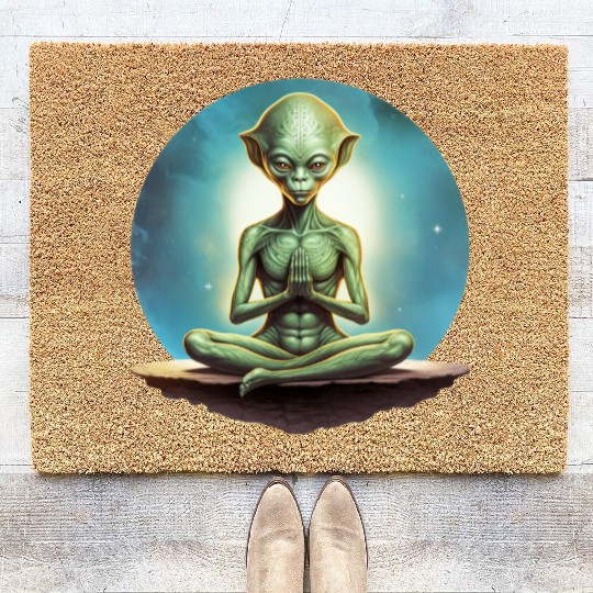 Yoga Aliens Coir Doormats