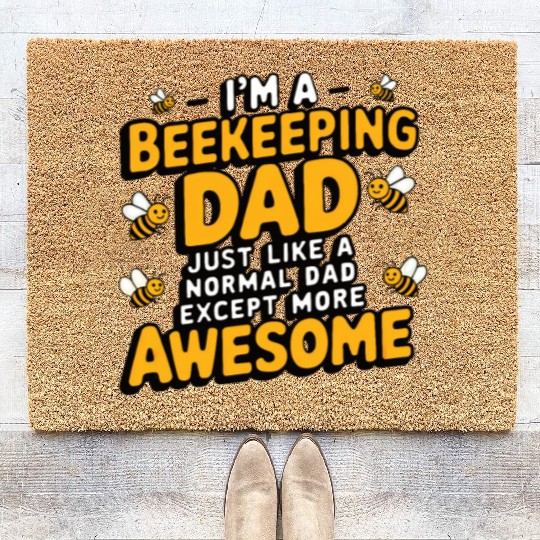 Beekeeping dad Coir Doormats