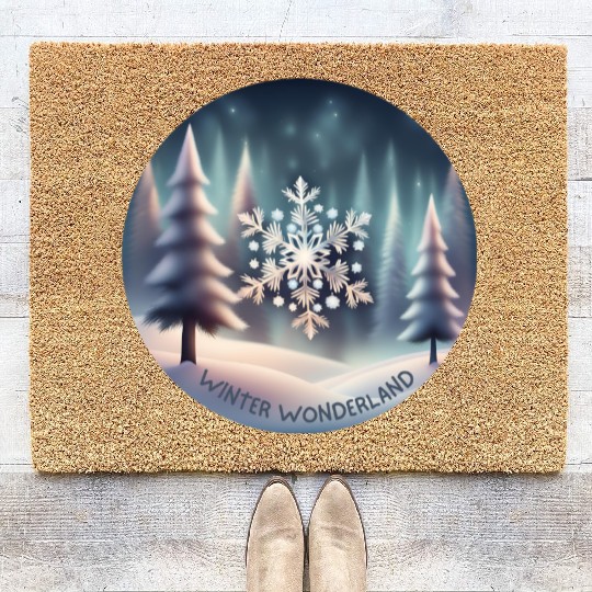Winter Wonderland Coir Doormats