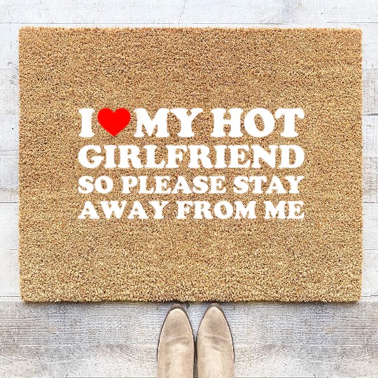 I Love My Girlfriend 1 Coir Doormats
