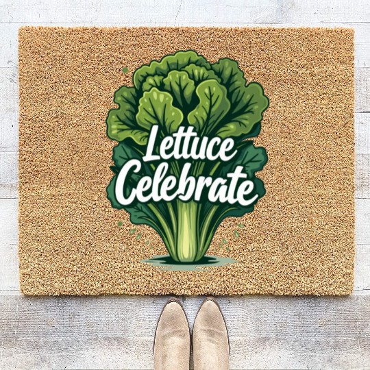 Funny Food Art: Lettuce Romaine Salad for Salad Coir Doormats