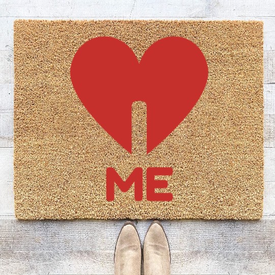 I LOVE ME Coir Doormats