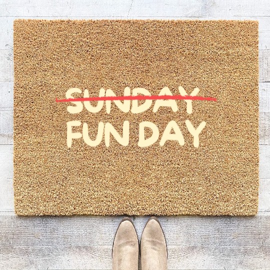 Sunday:- Funday Coir Doormats