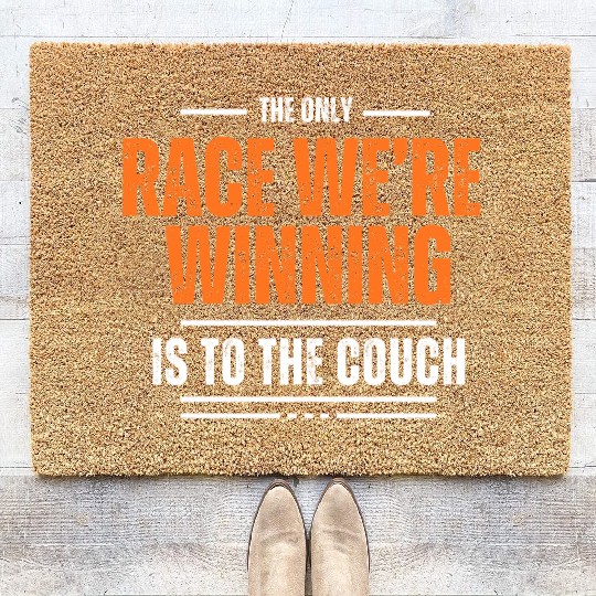 The Only Race We’re Winning Is to the Couch Coir Doormats