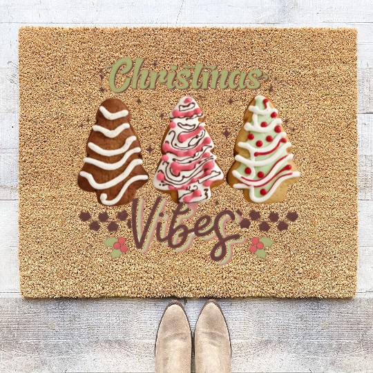 Christmas Vibes Coir Doormats